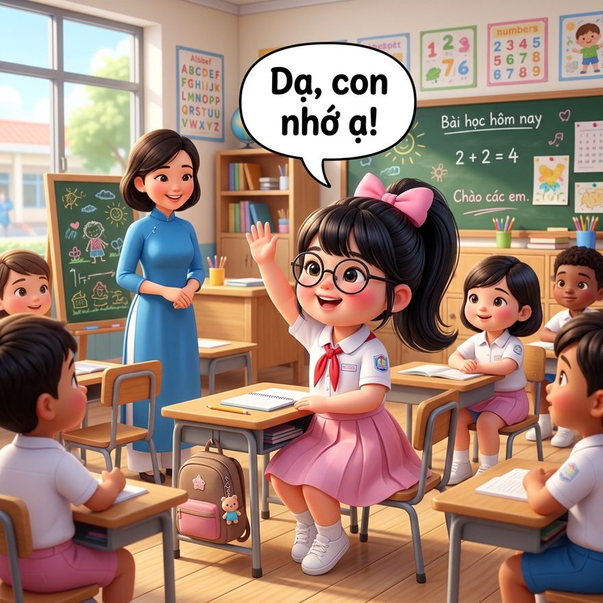 Cô giáo dạy bài học nhận diện kẻ xấu mời gọi